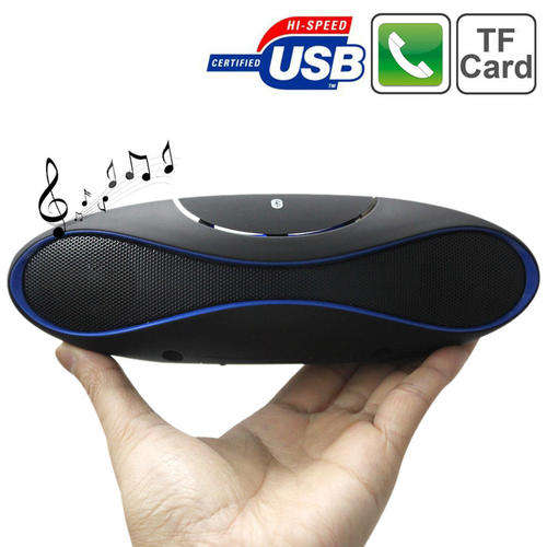 RUGBY BALL SHAPED WIRELESS BLUETOOTH SPEAKERS. TONS OF FEATURES. LATEST MODEL. BIG BASS AND SOUND.
