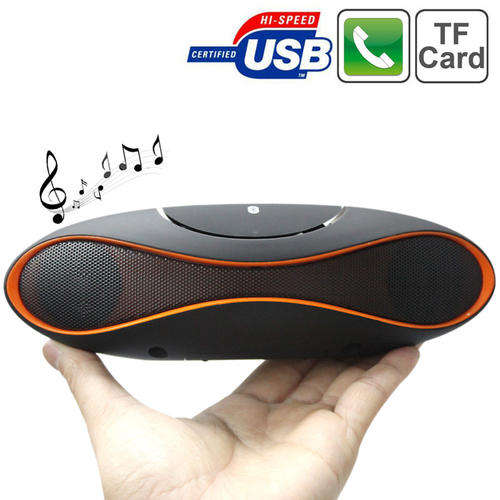 RUGBY BALL SHAPED WIRELESS BLUETOOTH SPEAKERS. TONS OF FEATURES. LATEST MODEL. BIG BASS AND SOUND.