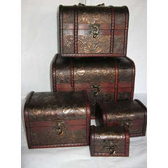 FANTASTIC 5 IN ONE WOODEN BOX SET FOR COLLECTION SET