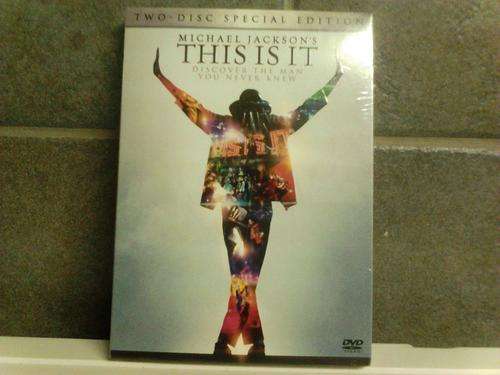 Micheal Jackson this is it two disc special edition (sealed )