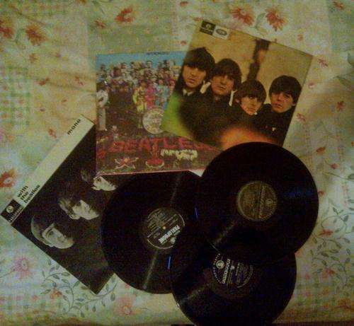Collection of 4 Beatles SA pressings in ABOVE average condition