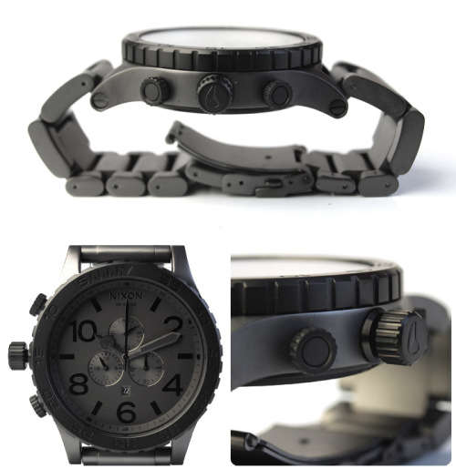 Nixon 51-30 Chrono Matte Black/Gunmetal Watch