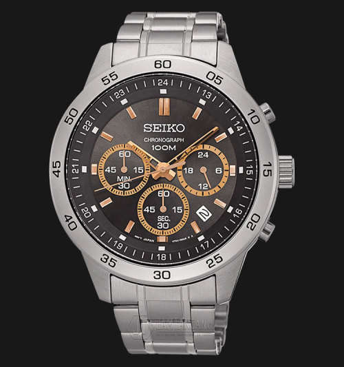 Seiko Men's Neo Sport Chronograph Stainless Steel Watch