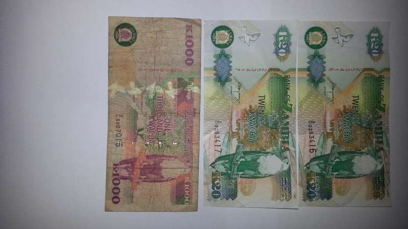 Zambian Kwacha Notes