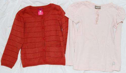 2 x Long Sleeved Tops - Pumpkin Patch & Earthchild - 3 years