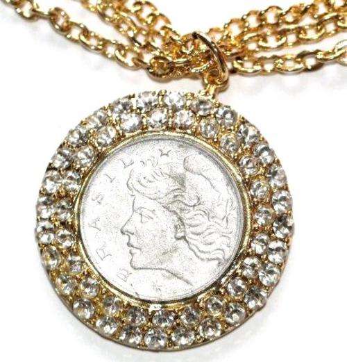 STUNNING DIAMANTE PENDANT ON CHAIN - RAFAELIAN