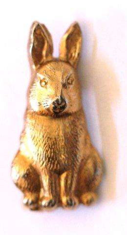 CUTE VINTAGE BUNNY BROOCH