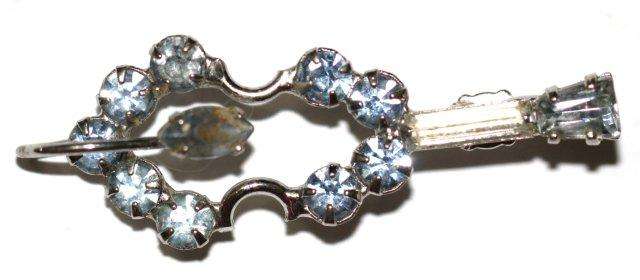 GORGEOUS DIAMANTE RHINESTONE BROOCH - CELLO