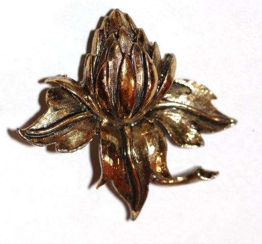 VINTAGE FLOWER BROOCH - PROTEA