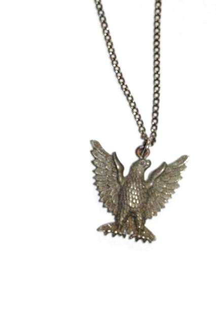 PEWTER EAGLE PENDANT ON CHAIN