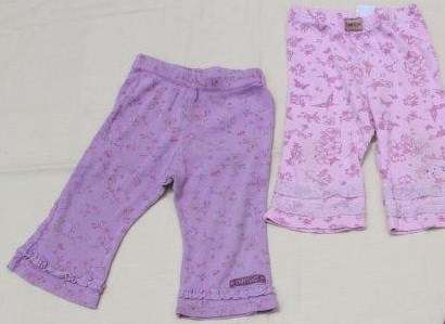 2 x STRETCH PANTS - NAARTJIE - 6-12 MONTHS