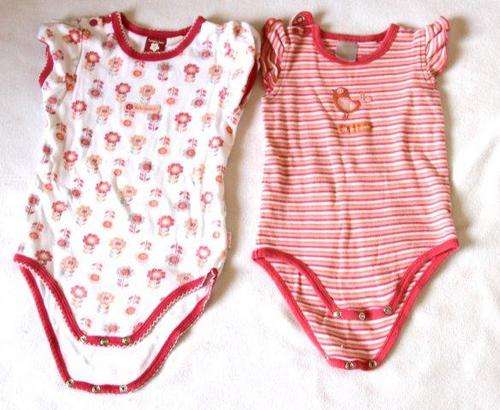 LOT OF 2 BABYGROWS / BODIES - PUMPKIN PATCH