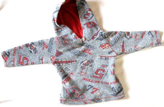 FLEECE TOP WITH HOOD - RESET - 18-24 MONTHS