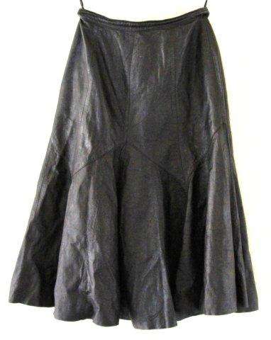 GENUINE LEATHER SKIRT - SIZE 40