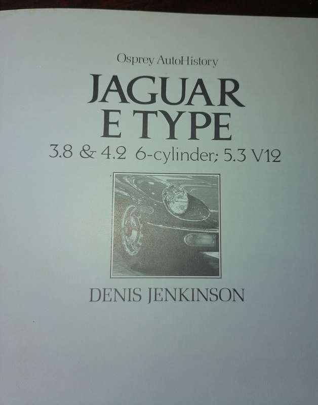JAQUAR E TYPE 3.8 & 4.2 6-CYLINDER, 5.3 V12 - DENIS JENKINSON