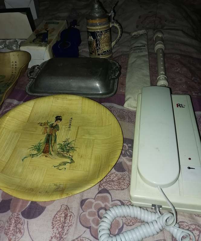 VINTAGE German beer stein,  music BOX, SALT AND PEPPER SET AND MANY MORE - SEE IMAGES PLEASE