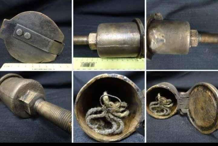 VINTAGE OIL POT - SOUTH AFRICAN RAILWAYS