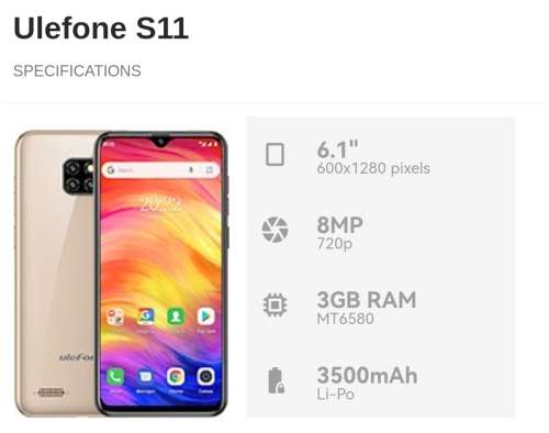 Ulefone S11