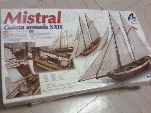ARTESANIA MISTRAL WOODEN MODEL SHIP