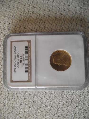 1892 ZAR Pond Double Shaft MINT STATE!!! MS63 NGC