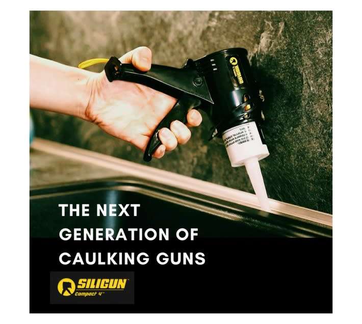 SILIGUN Compact 4 Caulking Gun - The Smallest Anti Drip Extreme Duty Caulk Gun