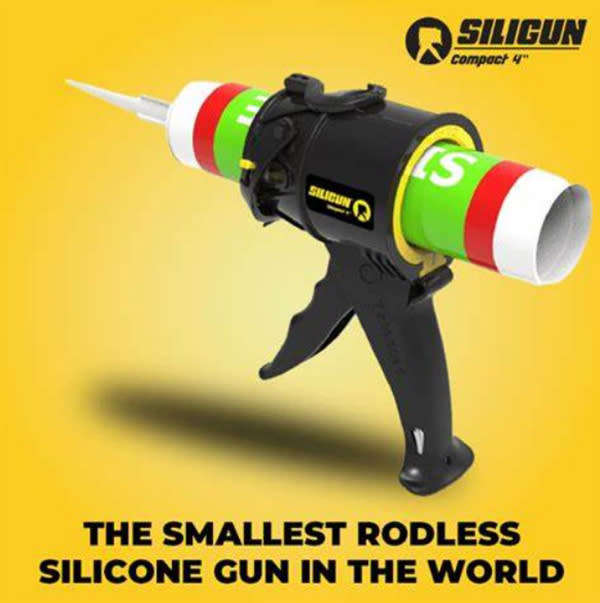 SILIGUN Compact 4 Caulking Gun - The Smallest Anti Drip Extreme Duty Caulk Gun