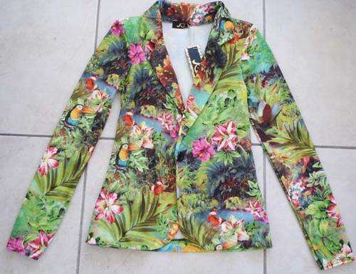 GORGEOUS TROPICAL PRINT JACKET!