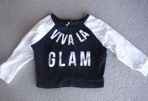 COOL BLACK AND WHITE CROP TOP!