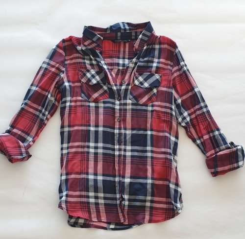 COOL RED AND BLUE CHECK SHIRT!