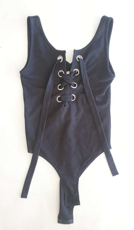 STUNNING ZARA LACE UP BODYSUIT!