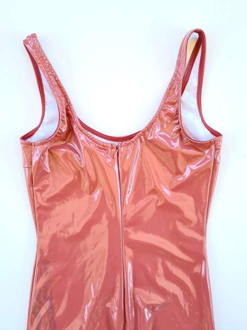 STUNNING FITTED VINYL DRESS