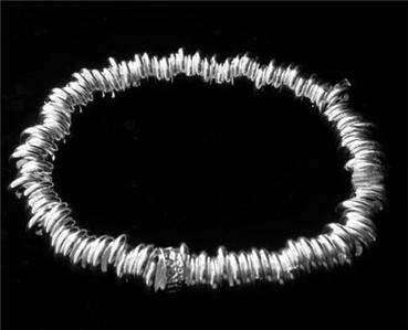 LOVELY STERLING SILVER RINGS BRACELET!!