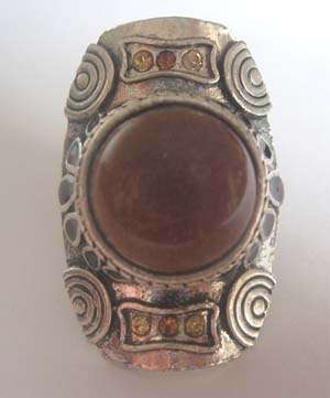 GORGEOUS TIBETAN SILVER TRIBAL DESIGN RING!!