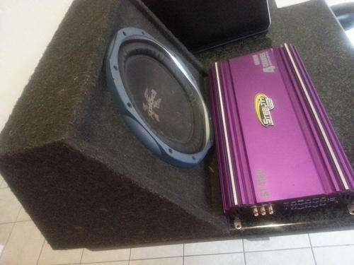 SONY EXPLOD 1000W SUBWOOFER & 4000W, 4CHANNEL, STEALTH CALIBRA AMPLIFIER