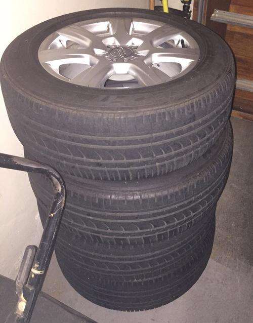 Original Audi A4 Rims and Tires 225/55 Z R16
