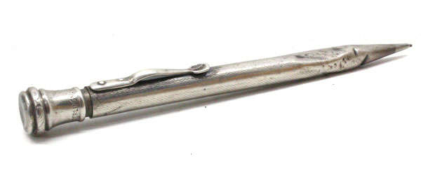 Vintage Sterling Silver Pencil