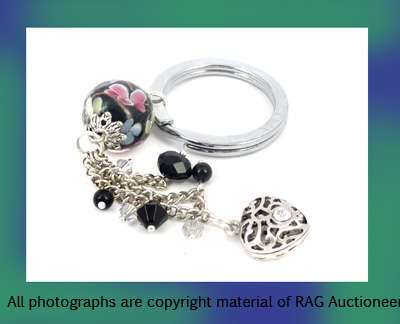 **R280** Lauren Michelle Collection Murano Keyring