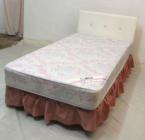 Single Bed With Mattress and Bedding