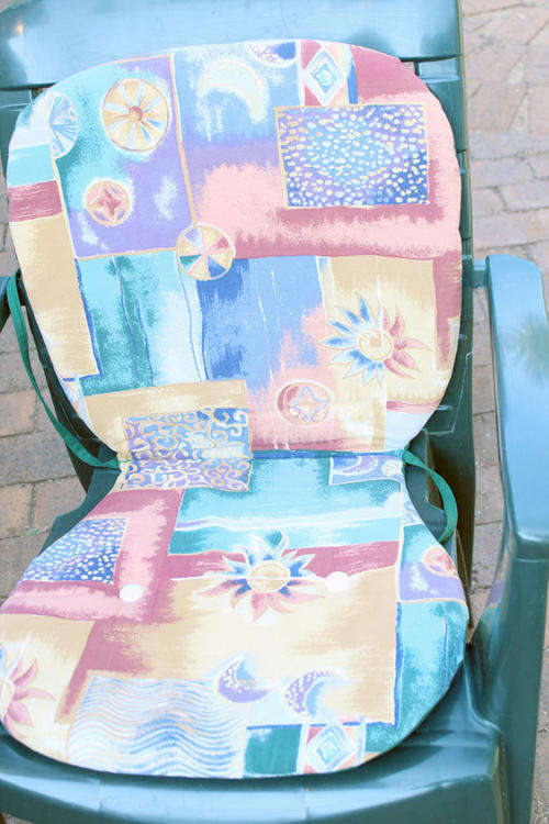 Outdoor Chair Cushions Lot Of 6