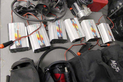 Massive Lot of Battery Chargers, Inverters and Compressors