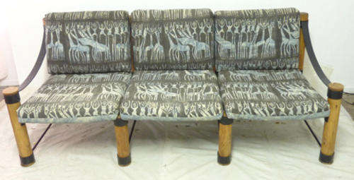 African Rustic 3-Seater Couch (2 up for grabs!)