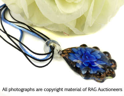 Lauren Michelle Collection Murano Pendant Necklace