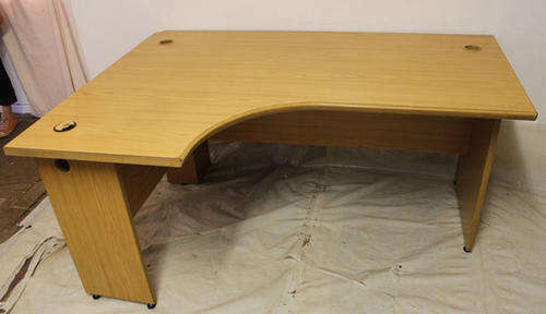 Office Desk with Curve / L-shape (Wooden Legs) [5 Up for Grabs!!!]
