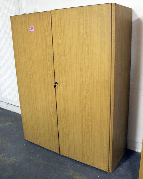Large Wooden Filing Cupboard