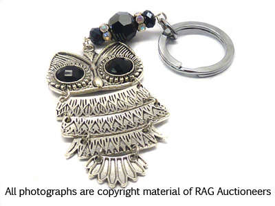 Lauren Michelle Collection Owl Keyring