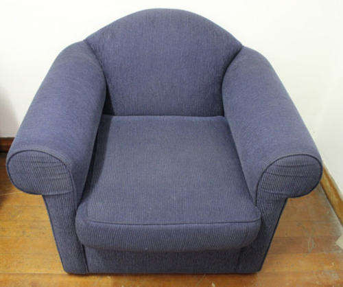 Blue Sturdy & Comfy Arm Chair