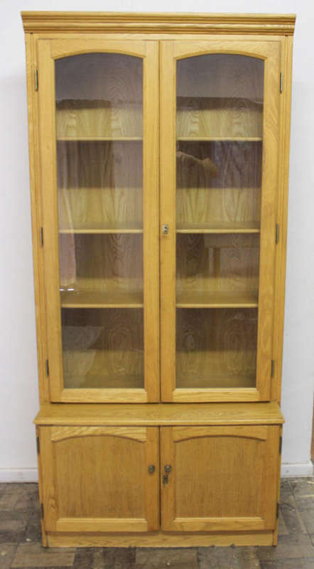 Beautiful Light Oak Wall Unit 2