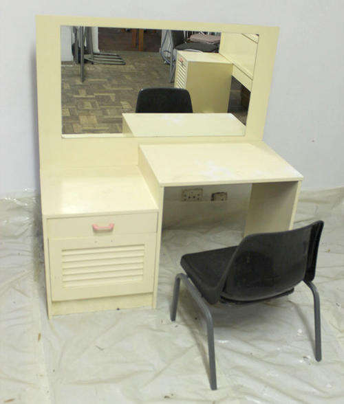 Dressing Table And Headboard With Side Pedestal