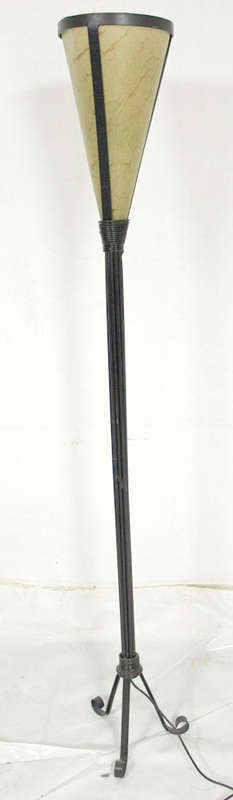 Lovely Wrought Iron Tall Standing Lamp