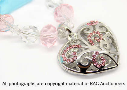 Lauren Michelle Collection Heart Pendant Necklace